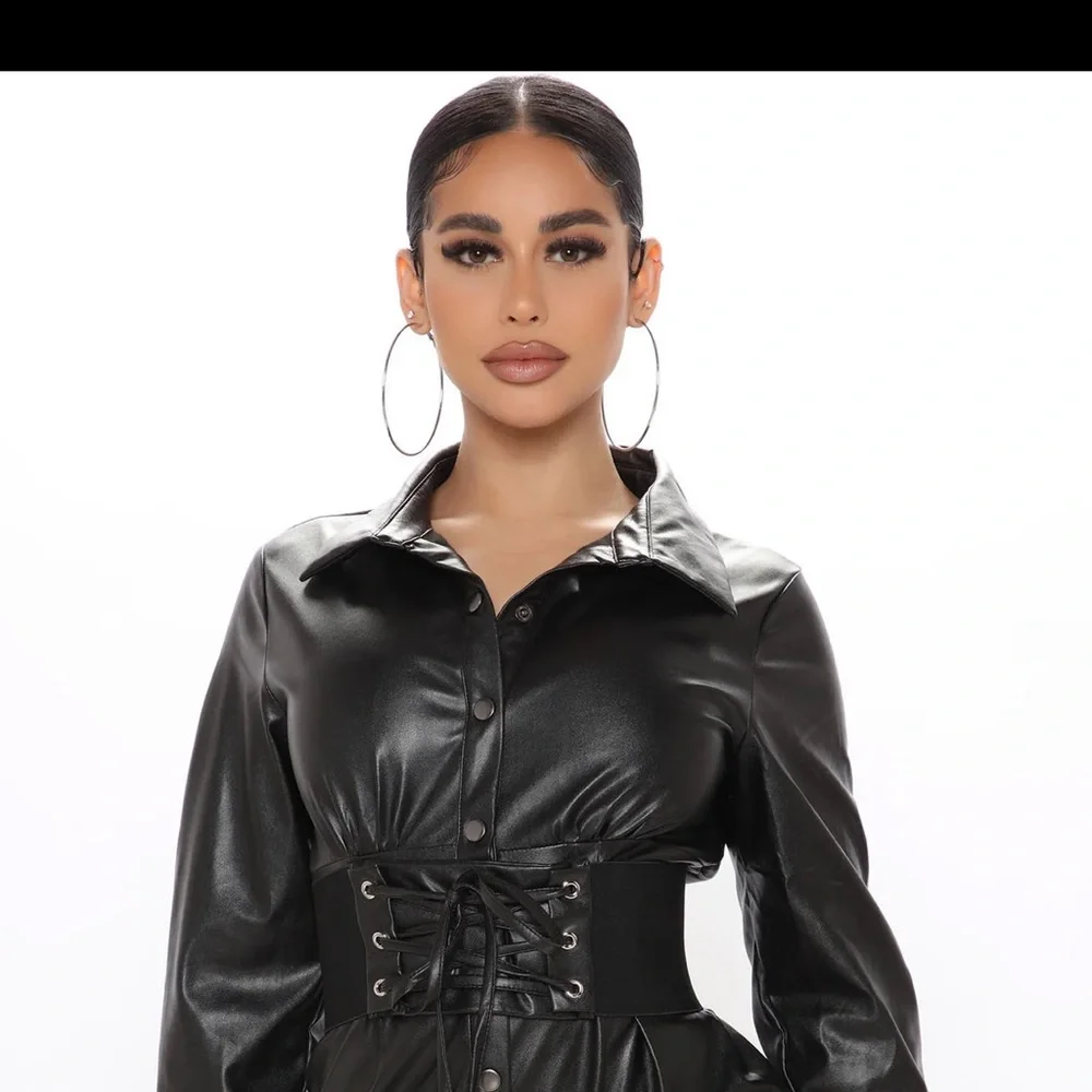 LEATHER DRESS - Picture 5 of 5